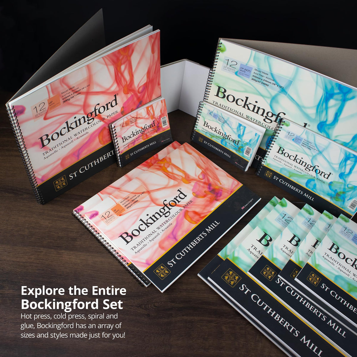 BOCKINGFORD WATERCOLOR COLD-PRESSED WHITE 190g 22X30