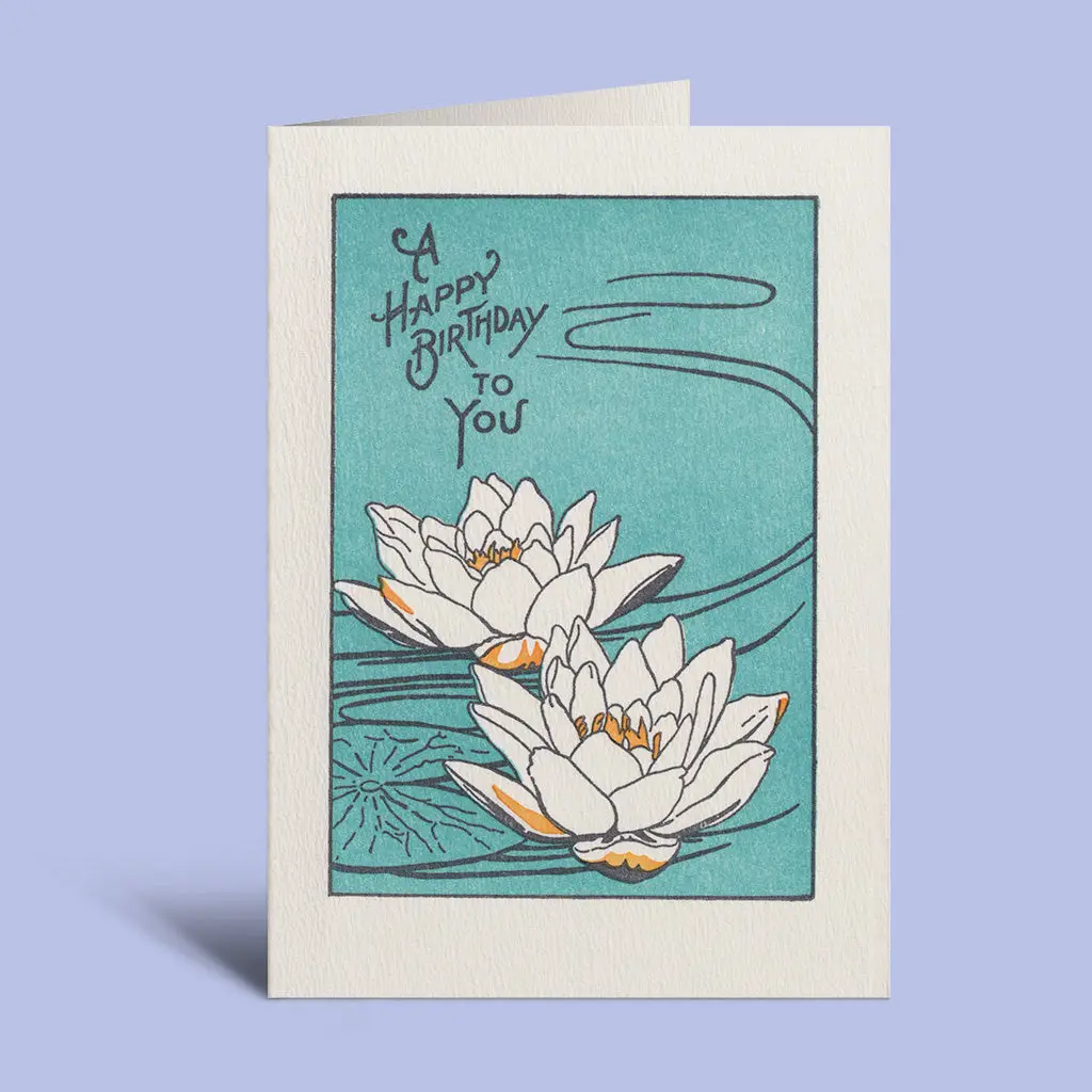 SATURN PRESS CARD -GOLDEN POND