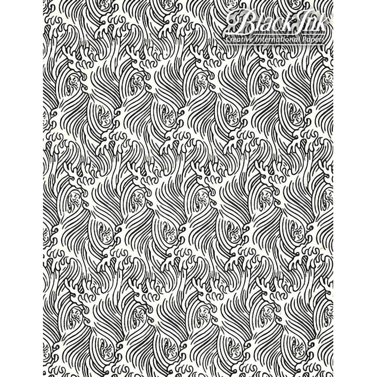 ROLLING TIDE - BLACK ON NATURAL