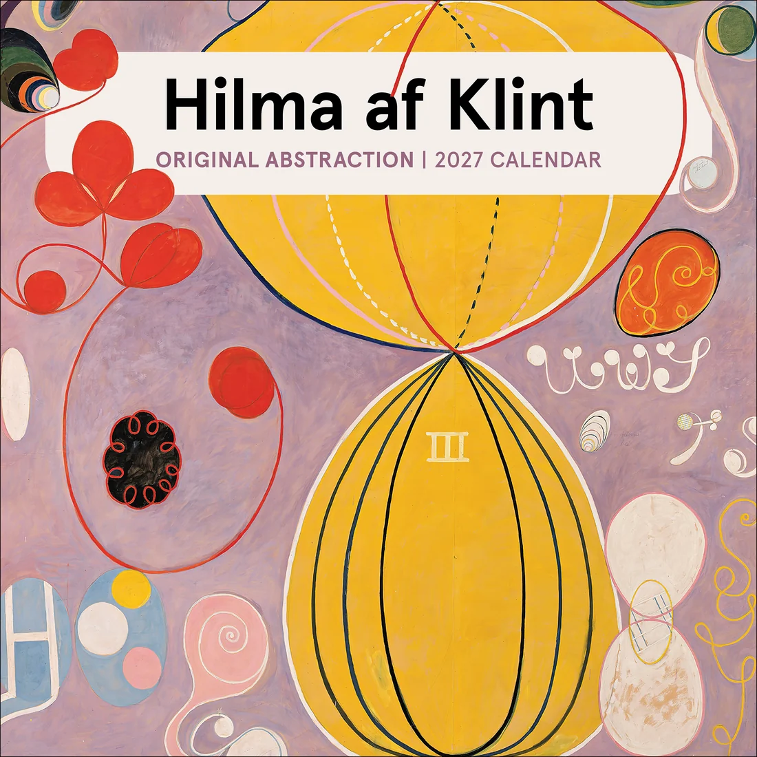 WALL CALENDAR 2027 - HILMA AF KLINT ORIGINAL ABSTRACTION
