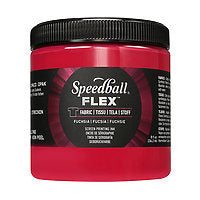FLEX SCREEN PRINTING FABRIC INK 8oz FUCHSIA
