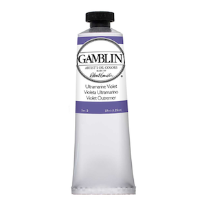 GAMBLIN ARTIST'S OIL COLOR ULTRAMARINE VIOLET 37ml