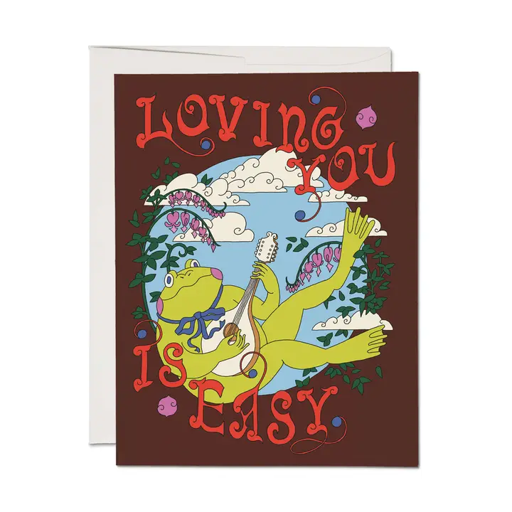 GREETING CARD - LOVING YOU IS EASY
