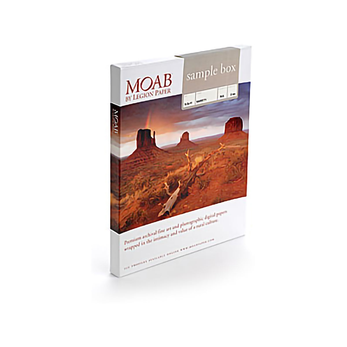 MOAB SAMPLE BOX 8.5X11