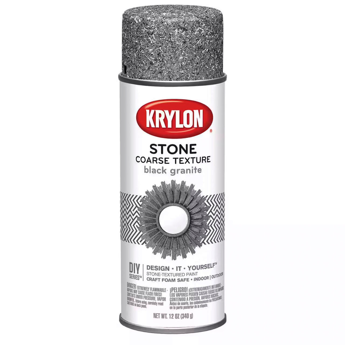 COARSE STONE TEXTURED PAINT BLACK GRANITE