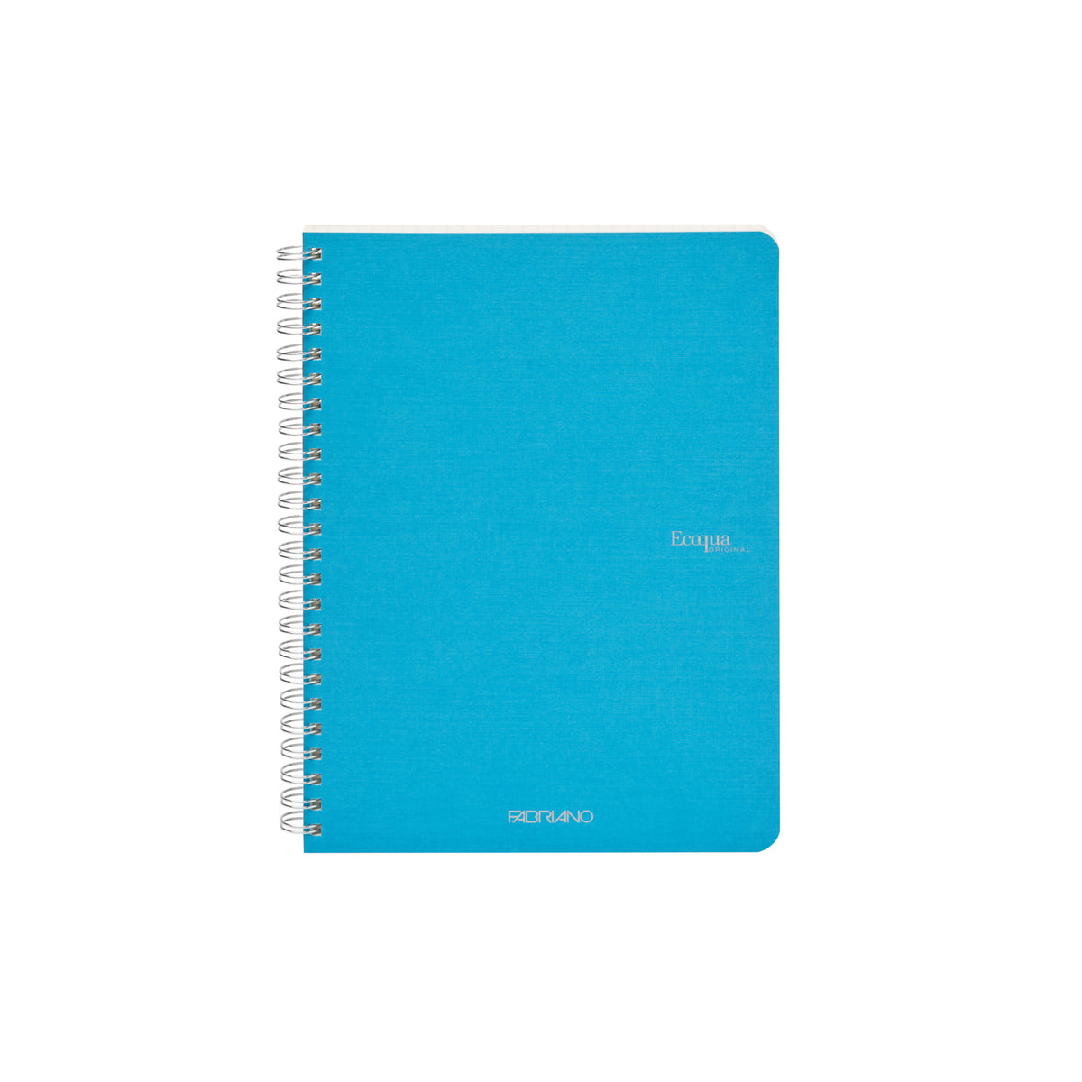 ECOQUA ORIGINAL SPIRAL-BOUND A5 GRAPH TURQUOISE