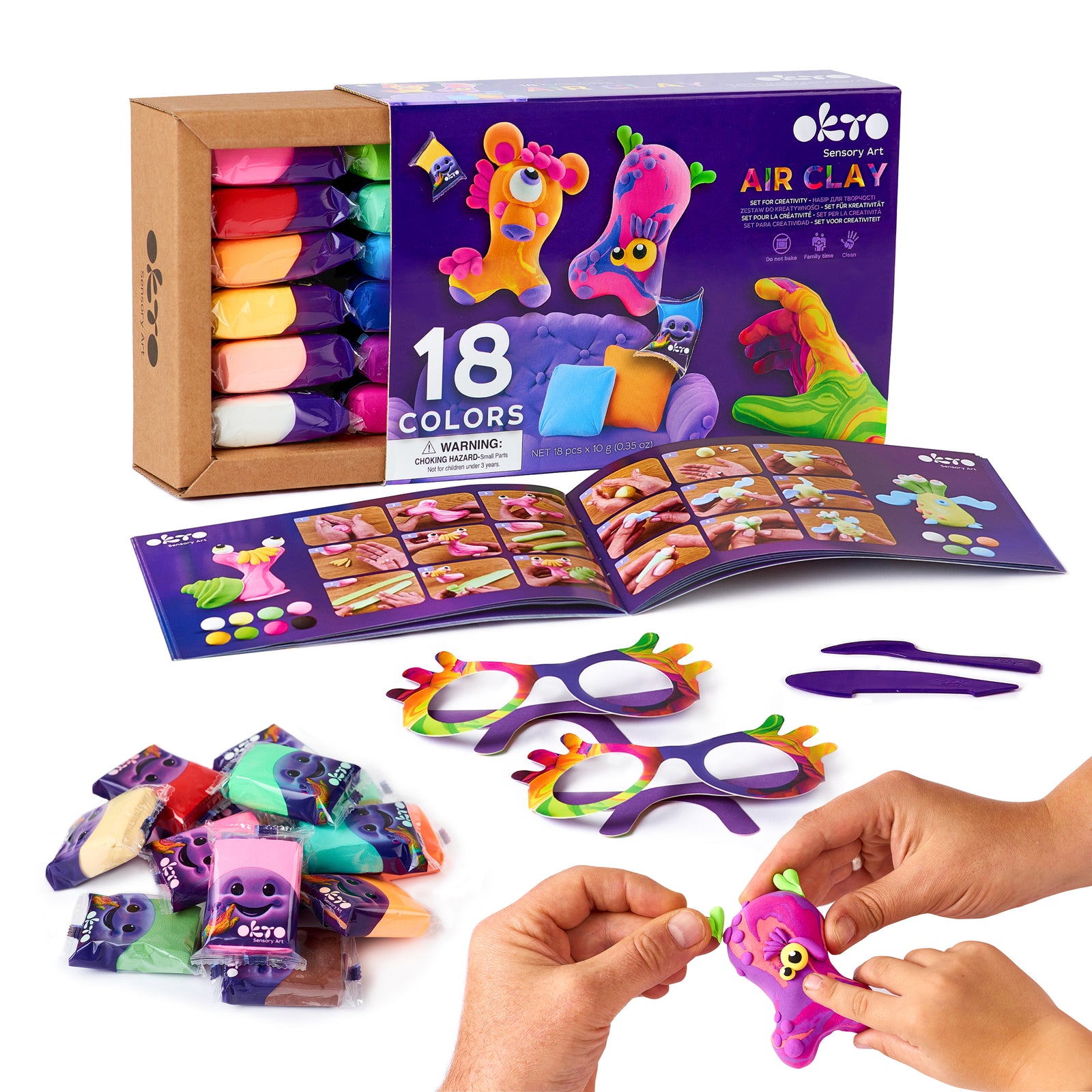 AIR CREATIVITY KIT - WHITES & PASTELS SET/18