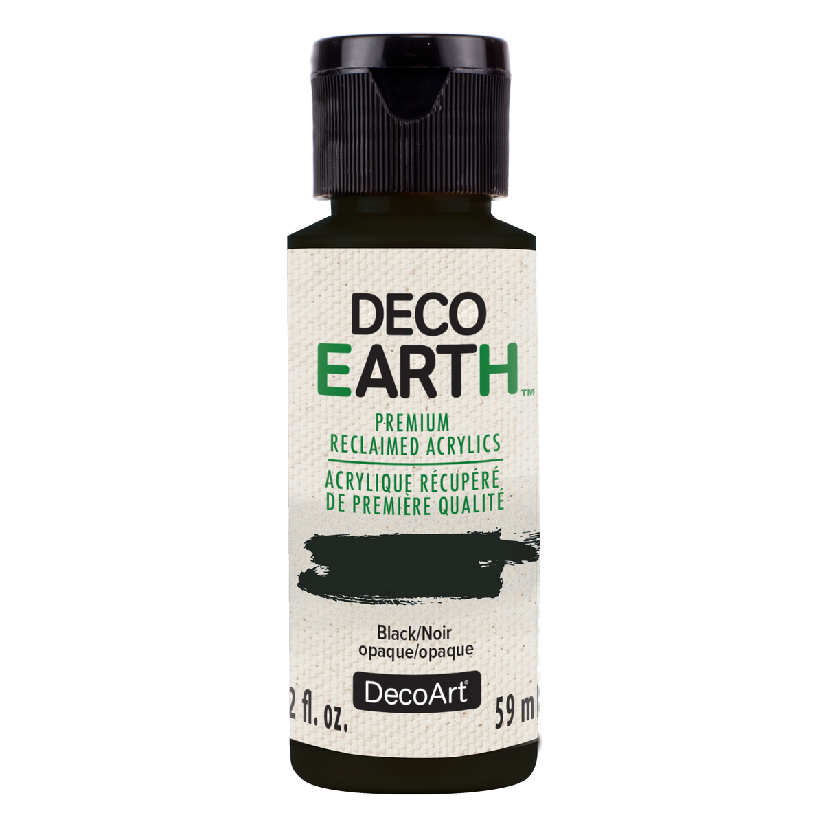 DECOEARTH RECLAIMED ACRYLIC 2OZ BLACK
