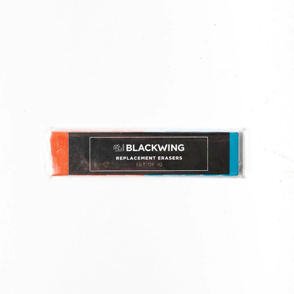 BLACKWING VOLUME 6 NEON REPLACEMENT ERASERS – SET OF 10