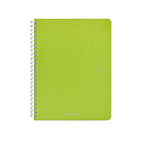ECOQUA ORIGINAL SPIRAL-BOUND A5 LINED LIME