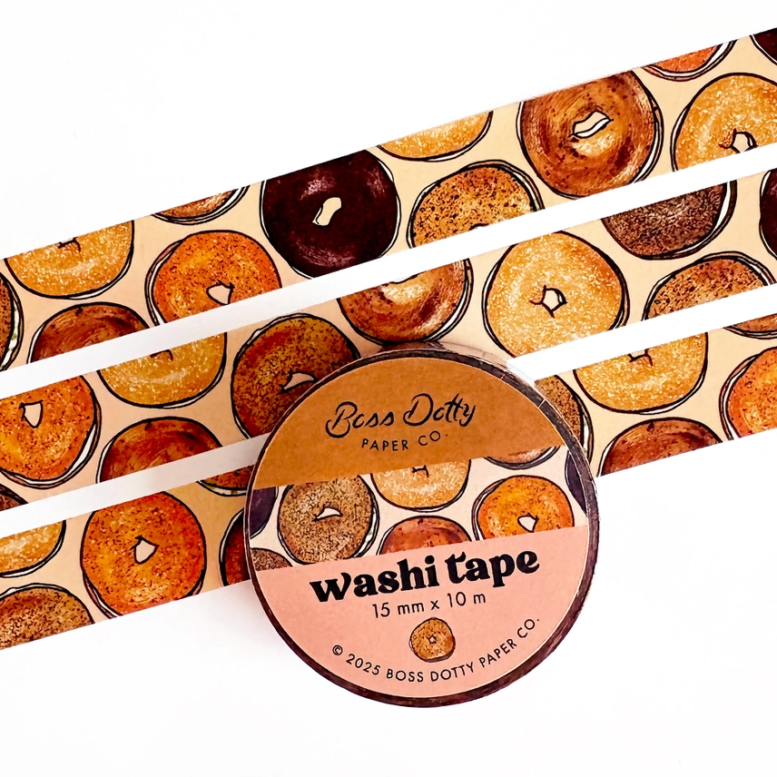 WASHI TAPE - BAGEL PATTERN