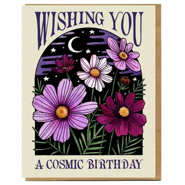 BANNER CARD - WISHING YOU A COSMIC BIRTHDAY