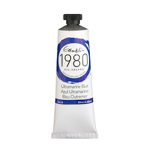GAMBLIN 1980 OIL COLOR ULTRAMARINE BLUE 37ml