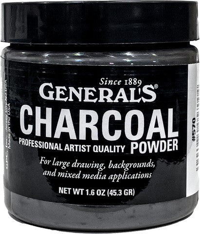 GENERAL&#39;S POWDERED CHARCOAL 6OZ