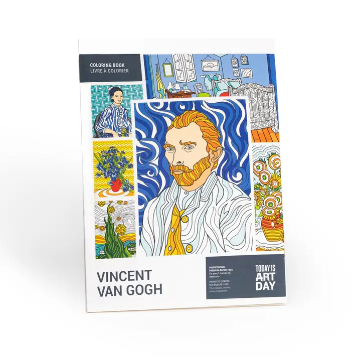 COLORING BOOK - VINCENT VAN GOGH