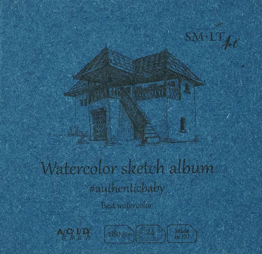 AUTHENTIC BABY - WATERCOLOR SKETCH PAD 90 X 90MM