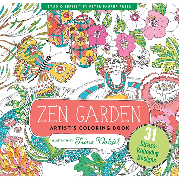 COLORING BOOK - ZEN GARDEN