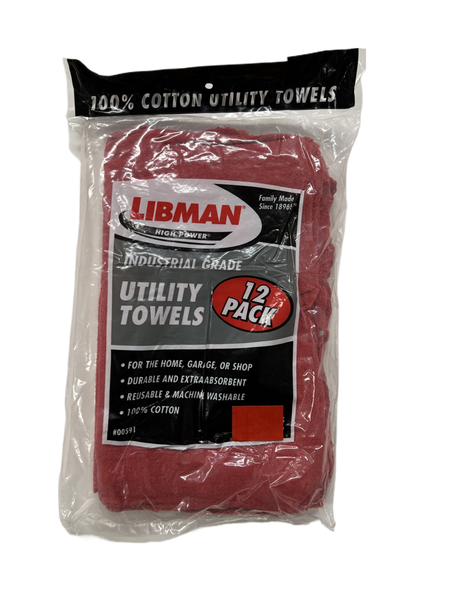 LIBMAN 12PK SHOP TOWELS