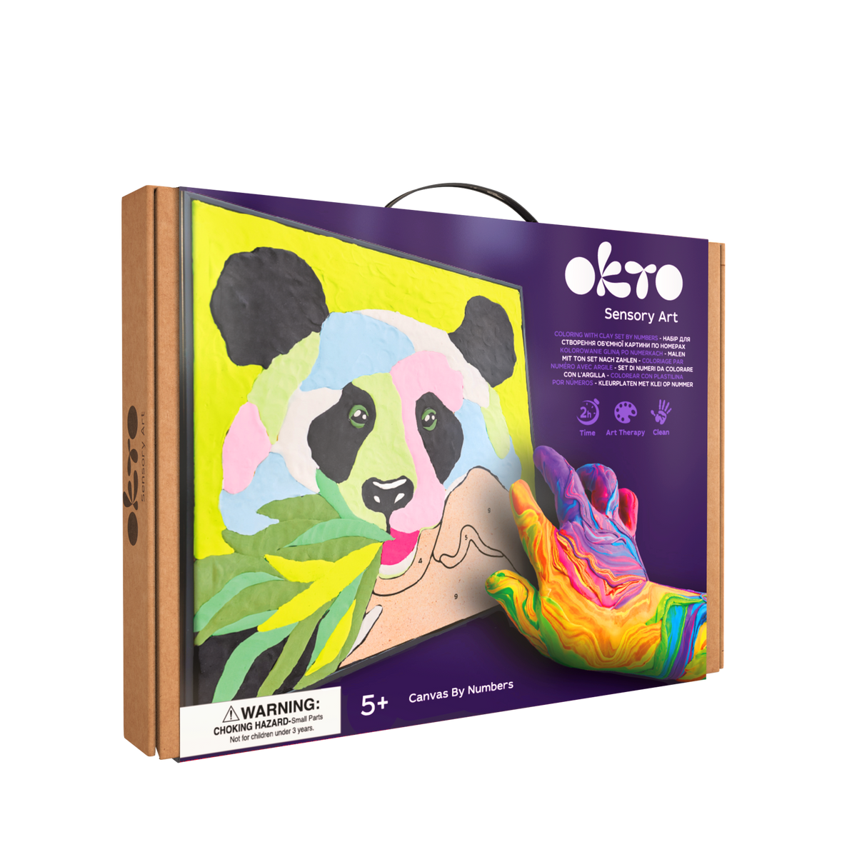 CLAY BY NUMBERS KIT - PANDA