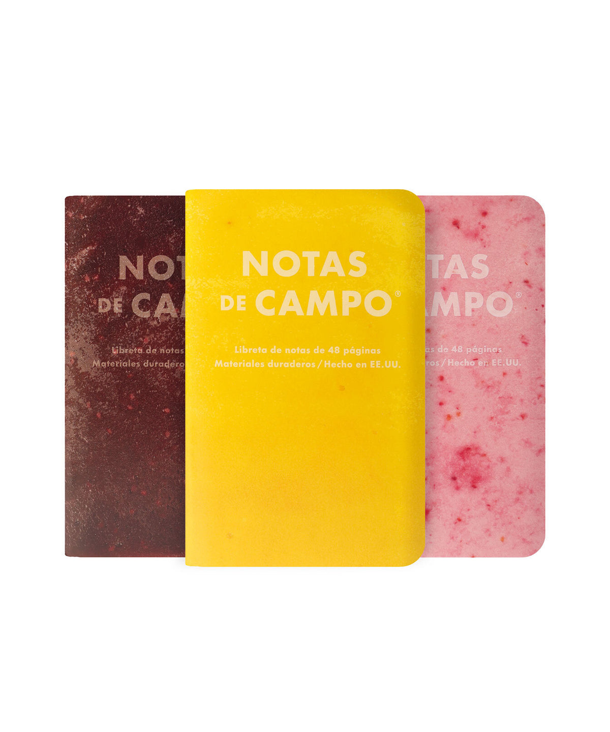PALETAS PACK B - PIÑA (YELLOW), JAMAICA (GARNET), AND FRESAS CON CREMA (PINK)