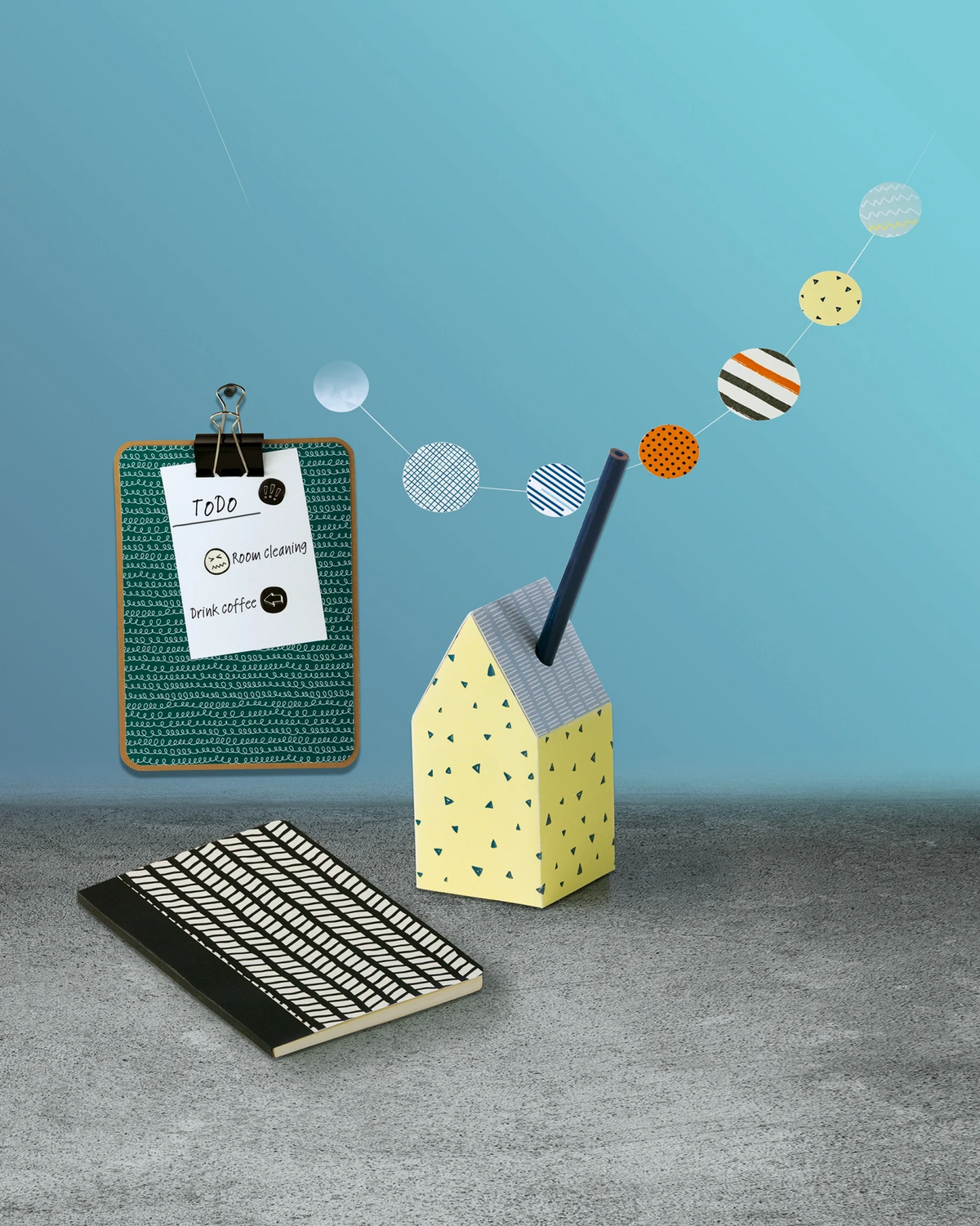 FOLIA DECORATIVE PAPER PAD MINIMALIST 9.4"X13.4"