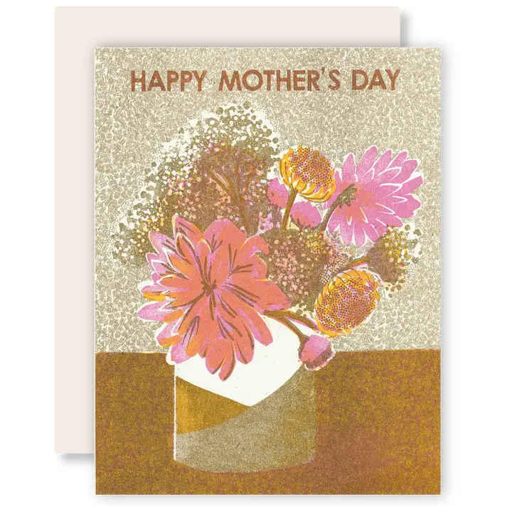 HAPPY MOTHER'S DAY RISOGRAPH CARD