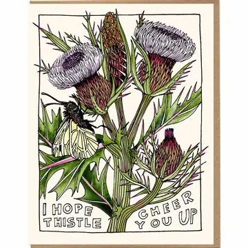 BANNER CARD - I HOPE THISTLE CHEER
