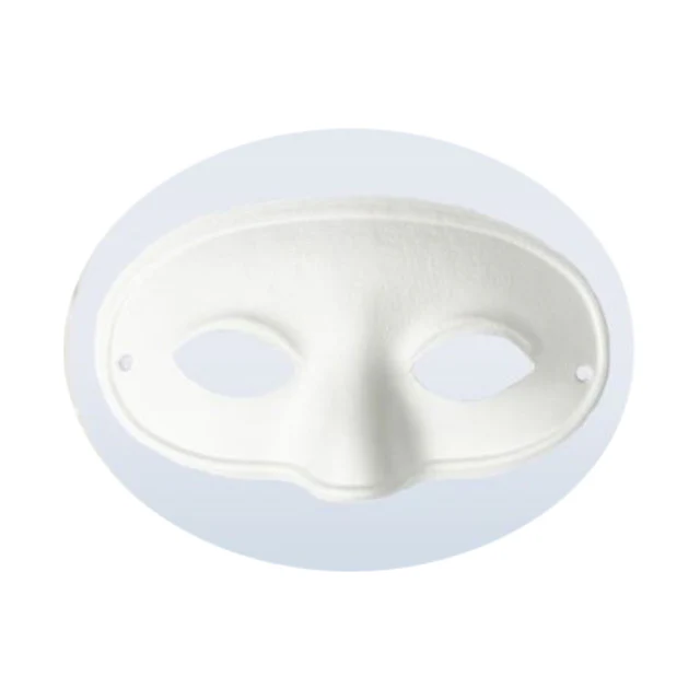 DIY WHITE PAPER MASK - MASQUERADE 3.9" X 4.4"