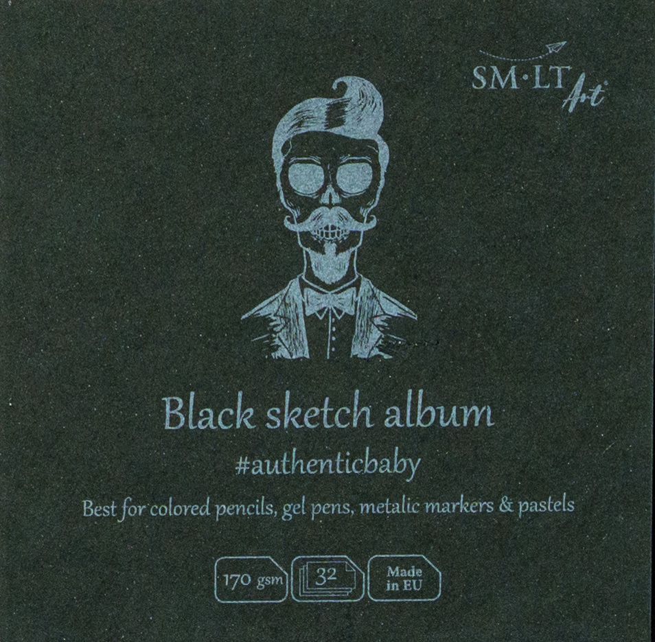AUTHENTIC BABY - BLACK SKETCH PAD 90 X 90MM