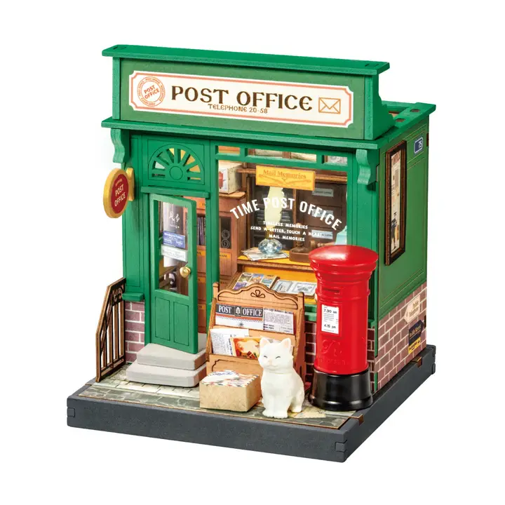DIY MINIATURE HOUSE KIT -  CENTURY POST OFFICE
