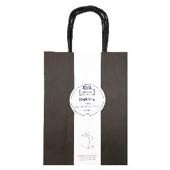 LARGE KARFT BAGS 120GSM 2 PACK - BLACK