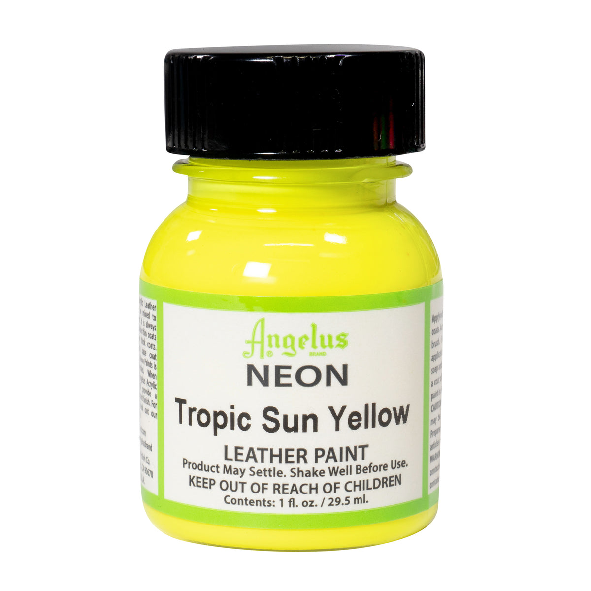 LEATHER PAINT 1oz  NEON TROPICAL SUN YELLOW