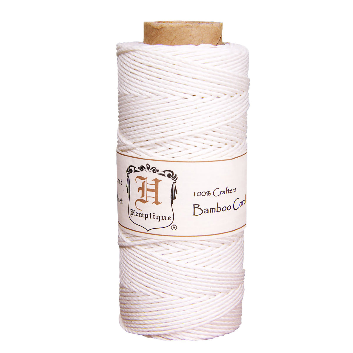 BAMBOO CORD SPOOL WHITE