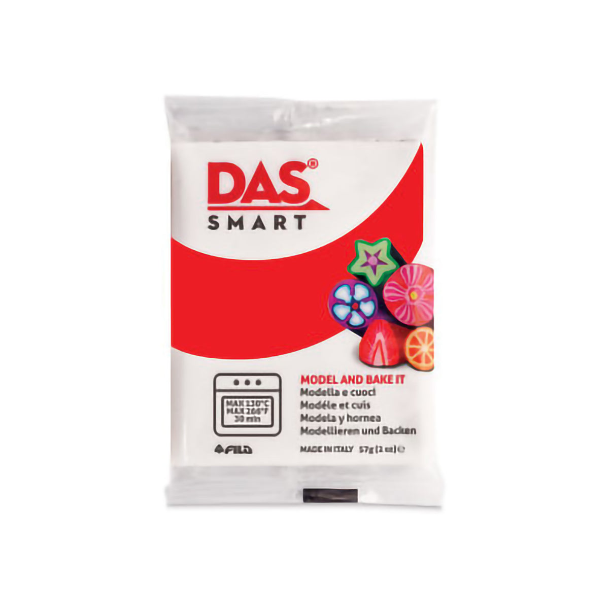DAS SMART CLAY 2oz SCARLET RED