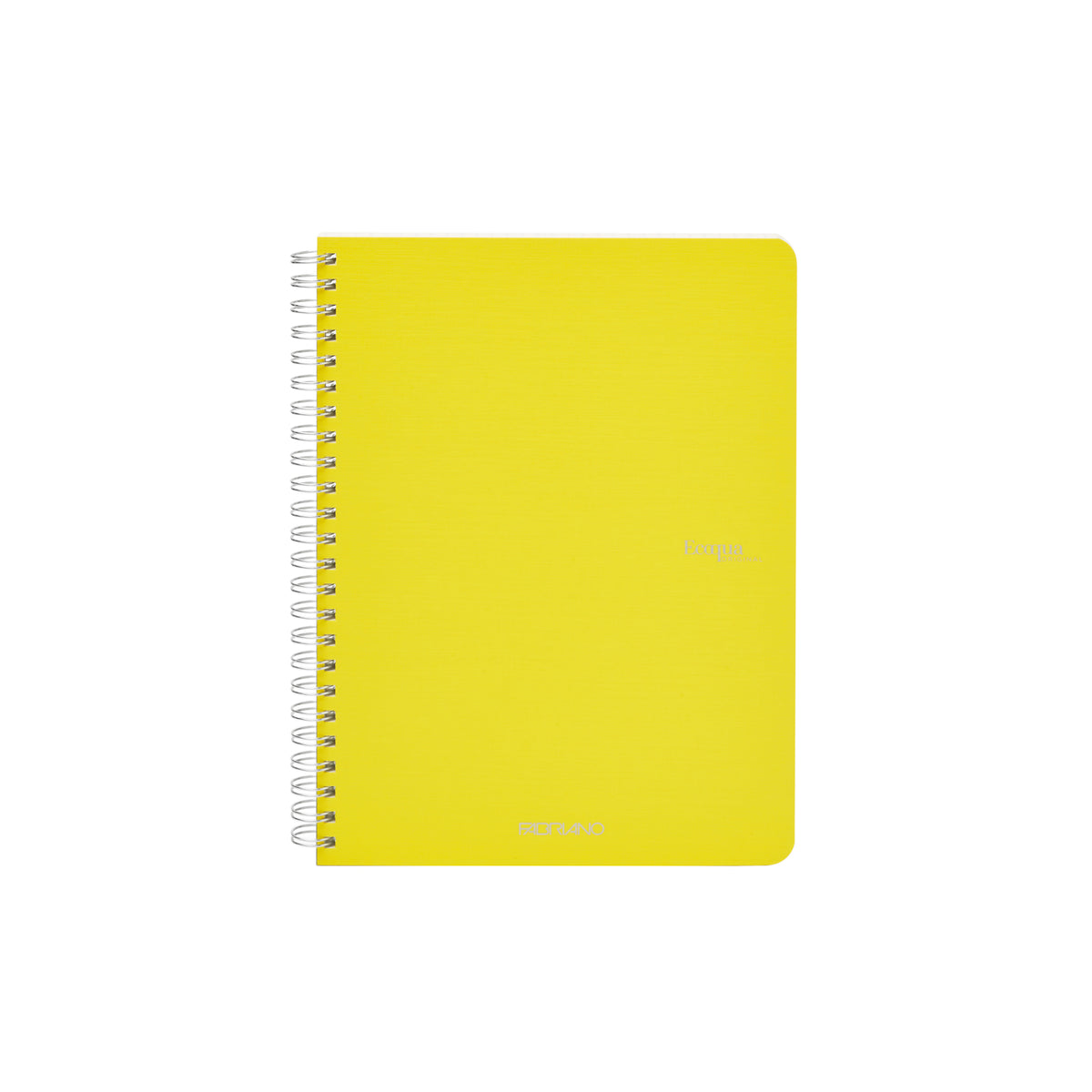 ECOQUA ORIGINAL SPIRAL-BOUND A5 GRAPH YELLOW