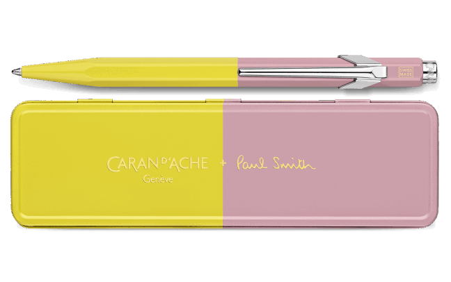 PAUL SMITH EDITION BALLPOINT CHARTREUSE/ ROSE