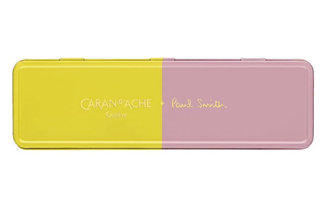 PAUL SMITH EDITION BALLPOINT CHARTREUSE/ ROSE