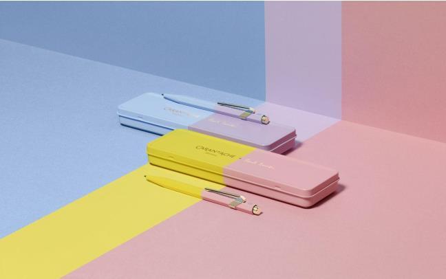 PAUL SMITH EDITION BALLPOINT CHARTREUSE/ ROSE