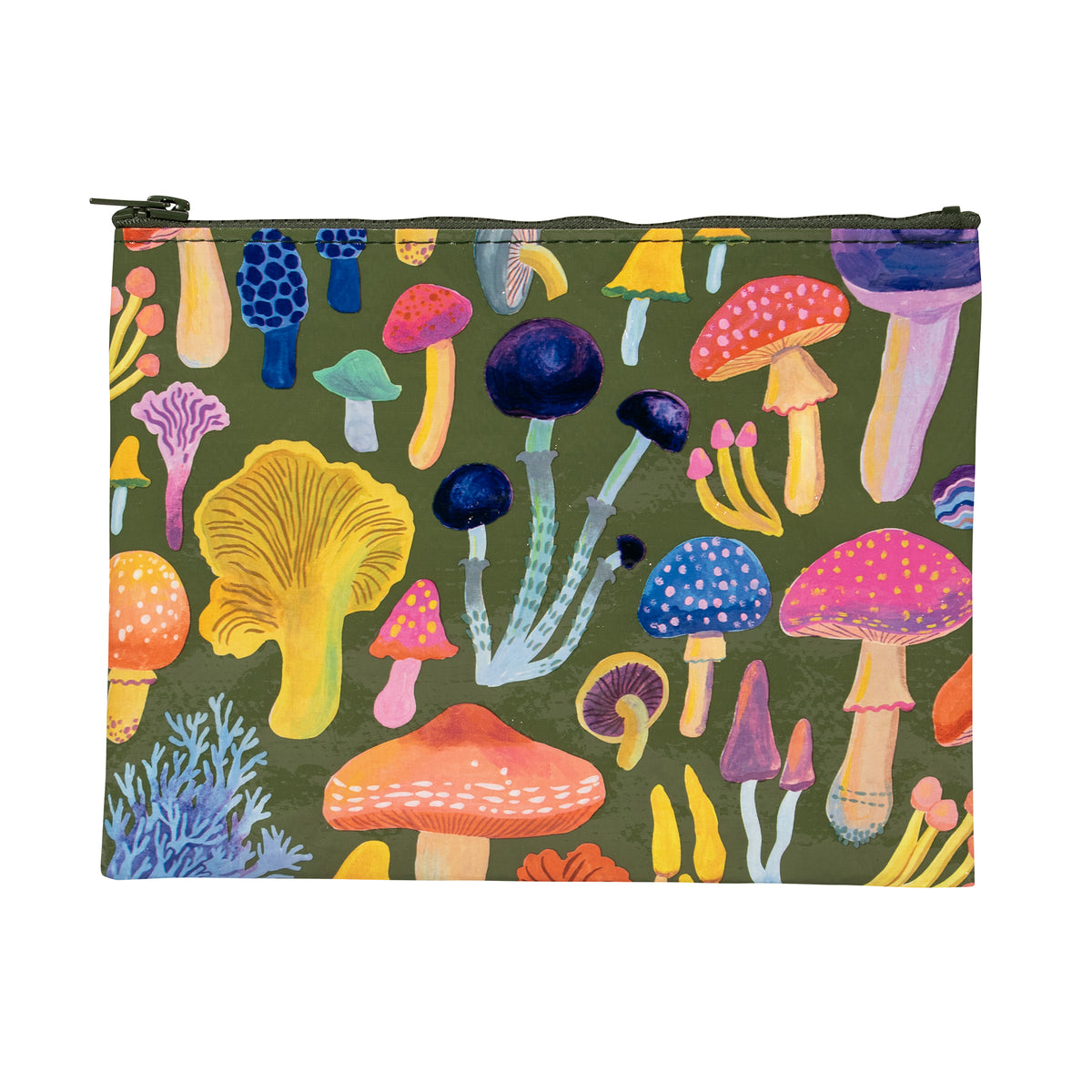 ZIPPER POUCH - MUSHROOMS