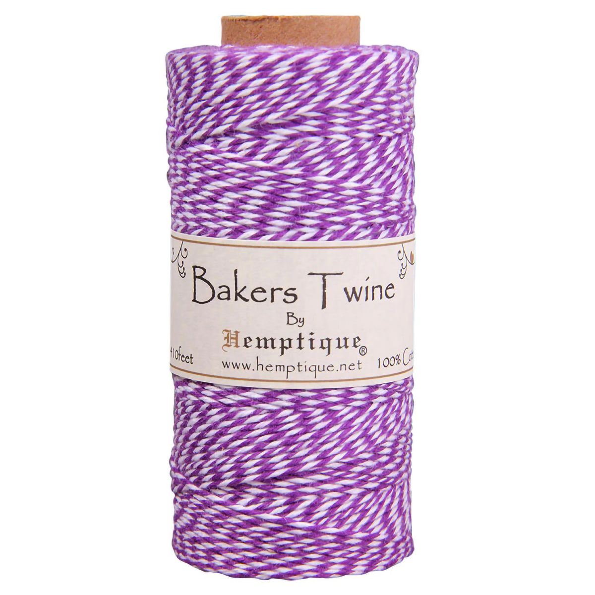 BAKERS TWINE SPOOL 410FT PURPLE &amp; WHITE