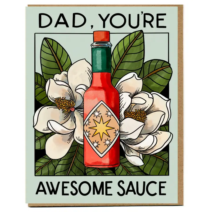 BANNER CARD- DAD, YOUR&#39;RE AWESOME SAUCE