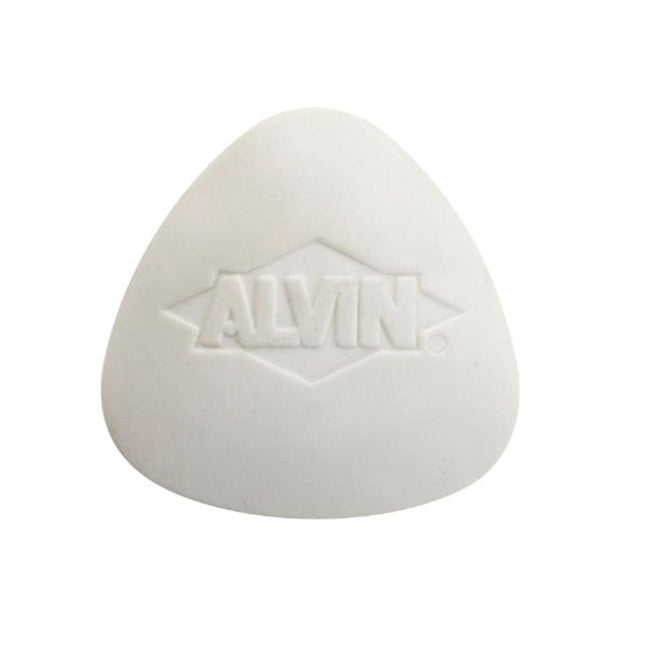 WHITE TRIANGULAR PENCIL ERASER