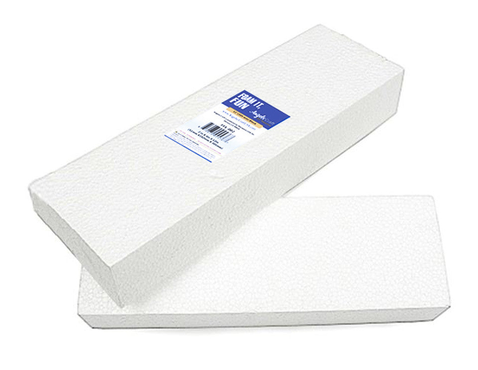 STYROFOAM BLOCK - 12" X 4" X 2"