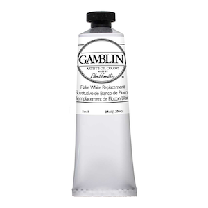 GAMBLIN ARTIST'S OIL COLOR FLAKE WHITE REPLACEMENT 37ml