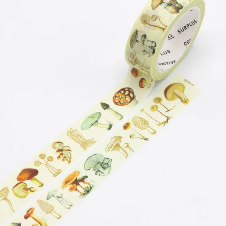 SCIENCES WASHI TAPE - MUSHROOM PARADE