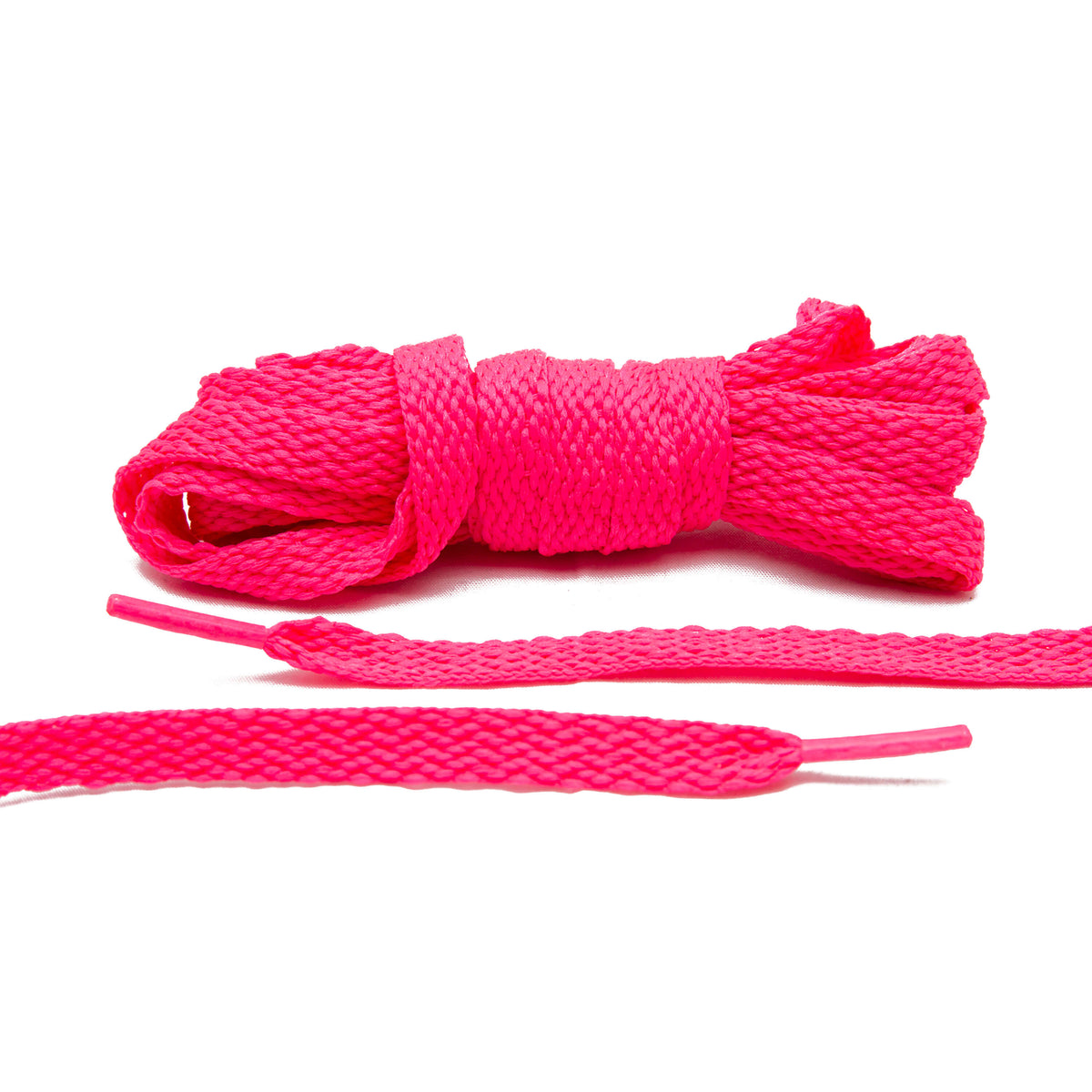 FLAT SHOE LACE NEON PINK