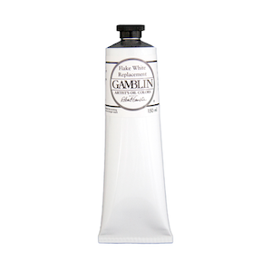 GAMBLIN ARTIST'S OIL COLOR FLAKE WHITE REPLACEMENT 150ml
