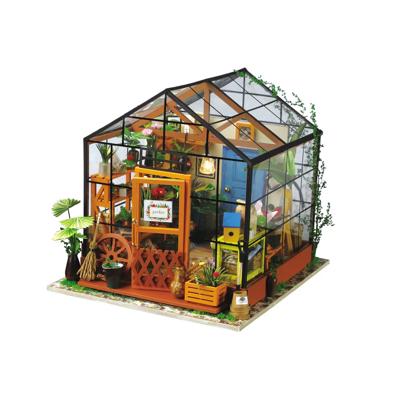DIY MINIATURE HOUSE KIT - CATHY&#39;S FLOWER HOUSE