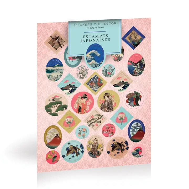 STICKERS-ESTAMPES JAPONAISES