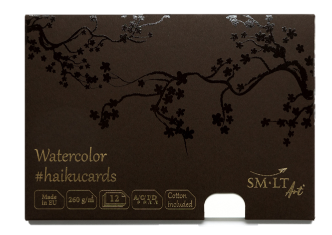 BIG WATERCOLOR CARDS IN THE BOX (HAIKU CARDS) 148 X 210MM